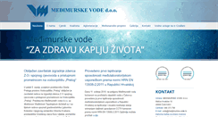 Desktop Screenshot of medjimurske-vode.hr