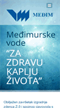 Mobile Screenshot of medjimurske-vode.hr