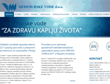 Tablet Screenshot of medjimurske-vode.hr